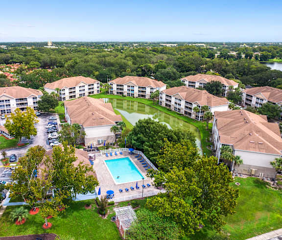 aerial property view at Village Lakes, Orlando, Florida